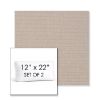 Picture of Ambrose Flax | Set of 2 | 12" x 22" Sunbrella Boxed Outdoor Throw Pillows with Premium Inserts