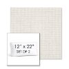 Picture of Bliss Linen | Set of 2 | 12" x 22" Sunbrella Boxed Outdoor Throw Pillows with Premium Inserts