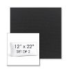 Picture of Canvas Black | Set of 2 | 12" x 22" Sunbrella Boxed Outdoor Throw Pillows with Premium Inserts