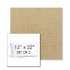 Picture of Canvas Heather Beige | Set of 2 | 12" x 22" Sunbrella Boxed Outdoor Throw Pillows with Premium Inserts
