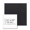 Picture of Canvas Raven Black | Set of 2 | 12" x 22" Sunbrella Boxed Outdoor Throw Pillows with Premium Inserts