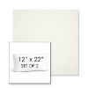 Picture of Canvas White | Set of 2 | 12" x 22" Sunbrella Boxed Outdoor Throw Pillows with Premium Inserts