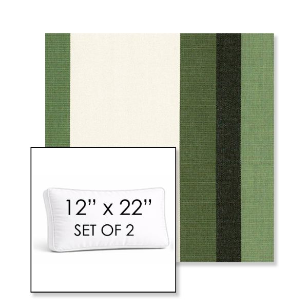 Picture of Canyon Colca | Set of 2 | 12" x 22" Sunbrella Boxed Outdoor Throw Pillows with Premium Inserts