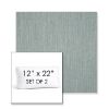 Picture of Cast Mist | Set of 2 | 12" x 22" Sunbrella Boxed Outdoor Throw Pillows with Premium Inserts