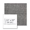 Picture of Chartres Granite | Set of 2 | 12" x 22" Sunbrella Boxed Outdoor Throw Pillows with Premium Inserts