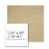 Picture of Chartres Hemp | Set of 2 | 12" x 22" Sunbrella Boxed Outdoor Throw Pillows with Premium Inserts