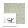 Picture of Chartres Mist | Set of 2 | 12" x 22" Sunbrella Boxed Outdoor Throw Pillows with Premium Inserts