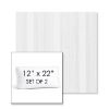 Picture of Compose Linen | Set of 2 | 12" x 22" Sunbrella Boxed Outdoor Throw Pillows with Premium Inserts