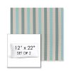 Picture of Costa Clearwater | Set of 2 | 12" x 22" Sunbrella Boxed Outdoor Throw Pillows with Premium Inserts