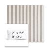 Picture of Costa Nickel | Set of 2 | 12" x 22" Sunbrella Boxed Outdoor Throw Pillows with Premium Inserts