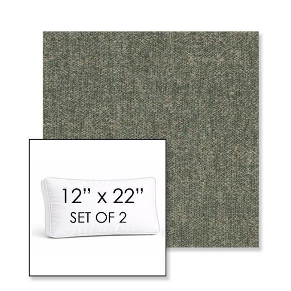 Picture of Dither Fern | Set of 2 | 12" x 22" Sunbrella Boxed Outdoor Throw Pillows with Premium Inserts