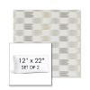 Picture of Dream Dune | Set of 2 | 12" x 22" Sunbrella Boxed Outdoor Throw Pillows with Premium Inserts