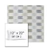 Picture of Dream Mist | Set of 2 | 12" x 22" Sunbrella Boxed Outdoor Throw Pillows with Premium Inserts
