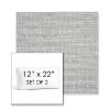Picture of Embrace Pewter | Set of 2 | 12" x 22" Sunbrella Boxed Outdoor Throw Pillows with Premium Inserts
