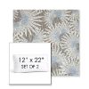 Picture of Etta Vapor | Set of 2 | 12" x 22" Sunbrella Boxed Outdoor Throw Pillows with Premium Inserts