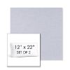 Picture of Exhale Sky | Set of 2 | 12" x 22" Sunbrella Boxed Outdoor Throw Pillows with Premium Inserts
