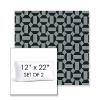Picture of Hoopla Plume | Set of 2 | 12" x 22" Sunbrella Boxed Outdoor Throw Pillows with Premium Inserts