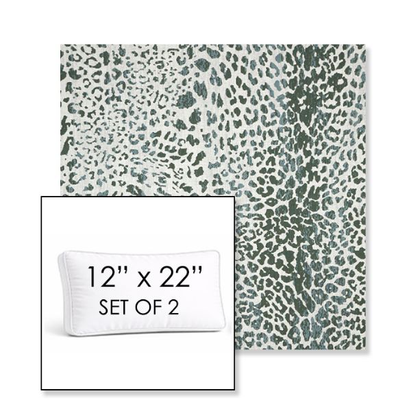Picture of Instinct Willow | Set of 2 | 12" x 22" Sunbrella Boxed Outdoor Throw Pillows with Premium Inserts