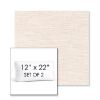 Picture of Litchfield Eggshell | Set of 2 | 12" x 22" Sunbrella Boxed Outdoor Throw Pillows with Premium Inserts
