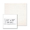 Picture of Litchfield Snow | Set of 2 | 12" x 22" Sunbrella Boxed Outdoor Throw Pillows with Premium Inserts