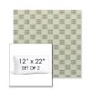 Picture of Mend Juniper | Set of 2 | 12" x 22" Sunbrella Boxed Outdoor Throw Pillows with Premium Inserts