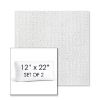 Picture of Momento Snow | Set of 2 | 12" x 22" Sunbrella Boxed Outdoor Throw Pillows with Premium Inserts