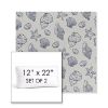 Picture of Nantucket Atlantis | Set of 2 | 12" x 22" Sunbrella Boxed Outdoor Throw Pillows with Premium Inserts