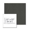 Picture of Natte Dark Taupe | Set of 2 | 12" x 22" Sunbrella Boxed Outdoor Throw Pillows with Premium Inserts