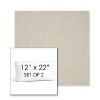 Picture of Odette Alabaster | Set of 2 | 12" x 22" Sunbrella Boxed Outdoor Throw Pillows with Premium Inserts