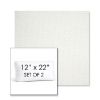 Picture of Pique Salt | Set of 2 | 12" x 22" Sunbrella Boxed Outdoor Throw Pillows with Premium Inserts
