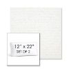Picture of Platform Salt | Set of 2 | 12" x 22" Sunbrella Boxed Outdoor Throw Pillows with Premium Inserts