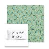 Picture of Plume Peacock | Set of 2 | 12" x 22" Sunbrella Boxed Outdoor Throw Pillows with Premium Inserts
