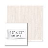 Picture of Poros Eggshell | Set of 2 | 12" x 22" Sunbrella Boxed Outdoor Throw Pillows with Premium Inserts