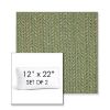 Picture of Posh Shamrock | Set of 2 | 12" x 22" Sunbrella Boxed Outdoor Throw Pillows with Premium Inserts