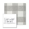 Picture of Preso Pebble | Set of 2 | 12" x 22" Sunbrella Boxed Outdoor Throw Pillows with Premium Inserts