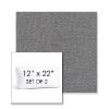 Picture of Proof Slate | Set of 2 | 12" x 22" Sunbrella Boxed Outdoor Throw Pillows with Premium Inserts