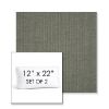 Picture of Proven Olive | Set of 2 | 12" x 22" Sunbrella Boxed Outdoor Throw Pillows with Premium Inserts