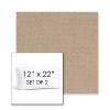 Picture of Remix Camel | Set of 2 | 12" x 22" Sunbrella Boxed Outdoor Throw Pillows with Premium Inserts