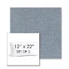 Picture of Remix Denim | Set of 2 | 12" x 22" Sunbrella Boxed Outdoor Throw Pillows with Premium Inserts