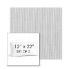 Picture of Replay Sea | Set of 2 | 12" x 22" Sunbrella Boxed Outdoor Throw Pillows with Premium Inserts