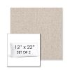 Picture of Ritsy Sand | Set of 2 | 12" x 22" Sunbrella Boxed Outdoor Throw Pillows with Premium Inserts