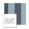 Picture of Rothko Oceanfront | Set of 2 | 12" x 22" Sunbrella Boxed Outdoor Throw Pillows with Premium Inserts