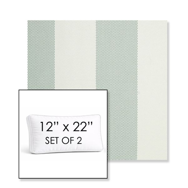 Picture of Rothko Seahorse | Set of 2 | 12" x 22" Sunbrella Boxed Outdoor Throw Pillows with Premium Inserts