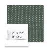 Picture of Royale Moss | Set of 2 | 12" x 22" Sunbrella Boxed Outdoor Throw Pillows with Premium Inserts