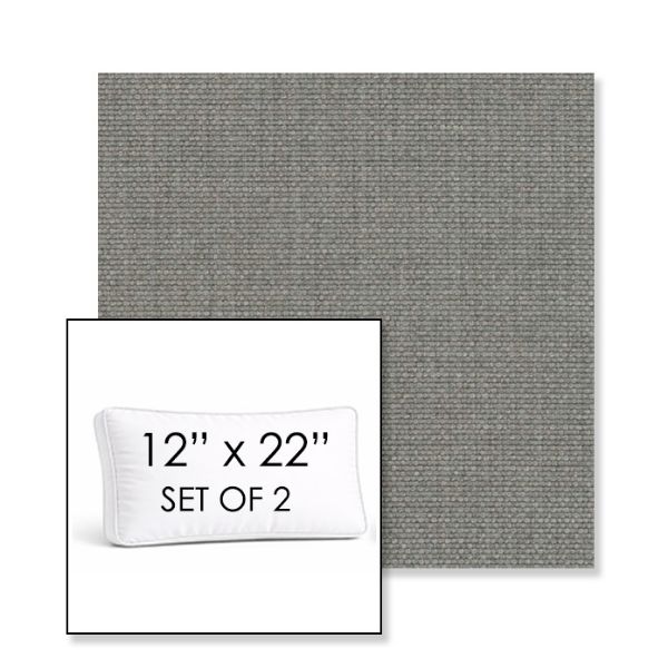 Picture of Shelter Surf | Set of 2 | 12" x 22" Sunbrella Boxed Outdoor Throw Pillows with Premium Inserts