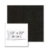 Picture of Source Coal | Set of 2 | 12" x 22" Sunbrella Boxed Outdoor Throw Pillows with Premium Inserts