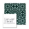Picture of Sundial Seaweed | Set of 2 | 12" x 22" Sunbrella Boxed Outdoor Throw Pillows with Premium Inserts