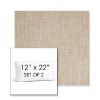 Picture of Tailored Putty | Set of 2 | 12" x 22" Sunbrella Boxed Outdoor Throw Pillows with Premium Inserts
