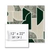 Picture of Territory Oxide | Set of 2 | 12" x 22" Sunbrella Boxed Outdoor Throw Pillows with Premium Inserts