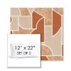 Picture of Territory Turmeric | Set of 2 | 12" x 22" Sunbrella Boxed Outdoor Throw Pillows with Premium Inserts